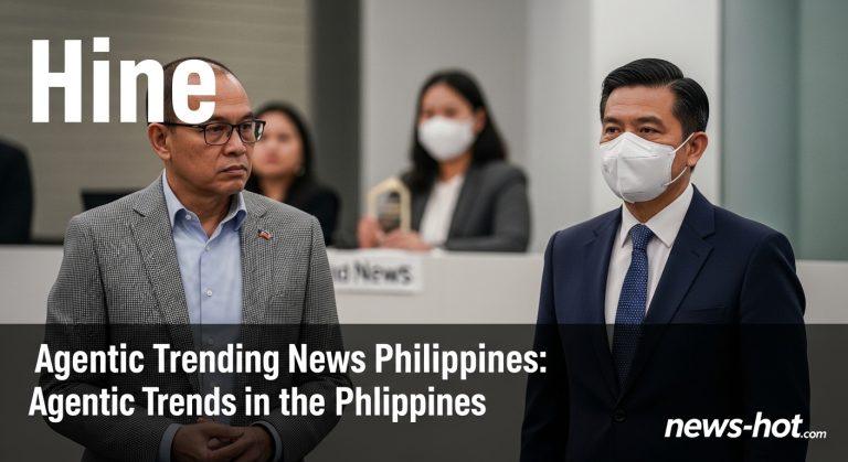 Newsroom editor analyzing agentic trends affecting the Philippines with data dashboards.