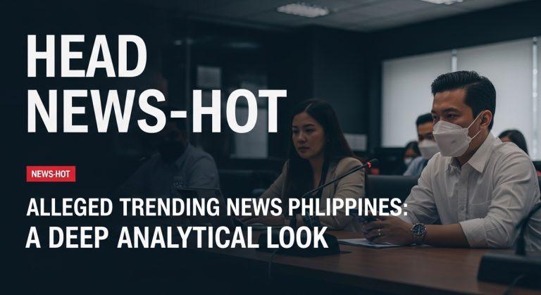 Editorial illustration of alleged Trending News Philippines and its regional, economic, and information dynamics.