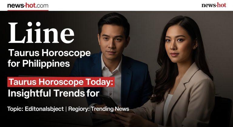 Taurus zodiac symbol over the Philippines for today’s horoscope analysis.