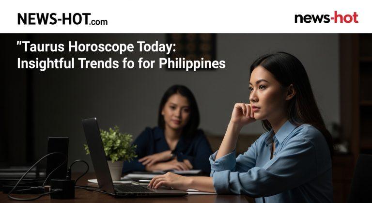 Taurus zodiac symbol over the Philippines for today’s horoscope analysis.