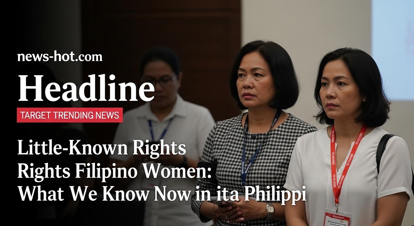 Filipino women at a community advocacy meeting with legal documents